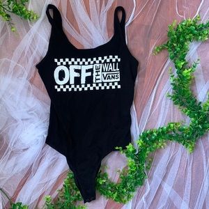 Vans off the wall bodysuit 🖤(final price)